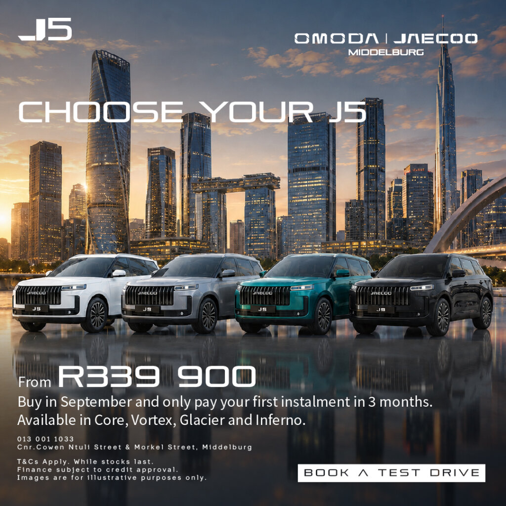 Jaecoo J5 Range from Eastvaal Motors