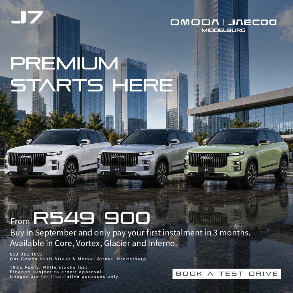 Jaecoo J7 Range from Eastvaal Motors