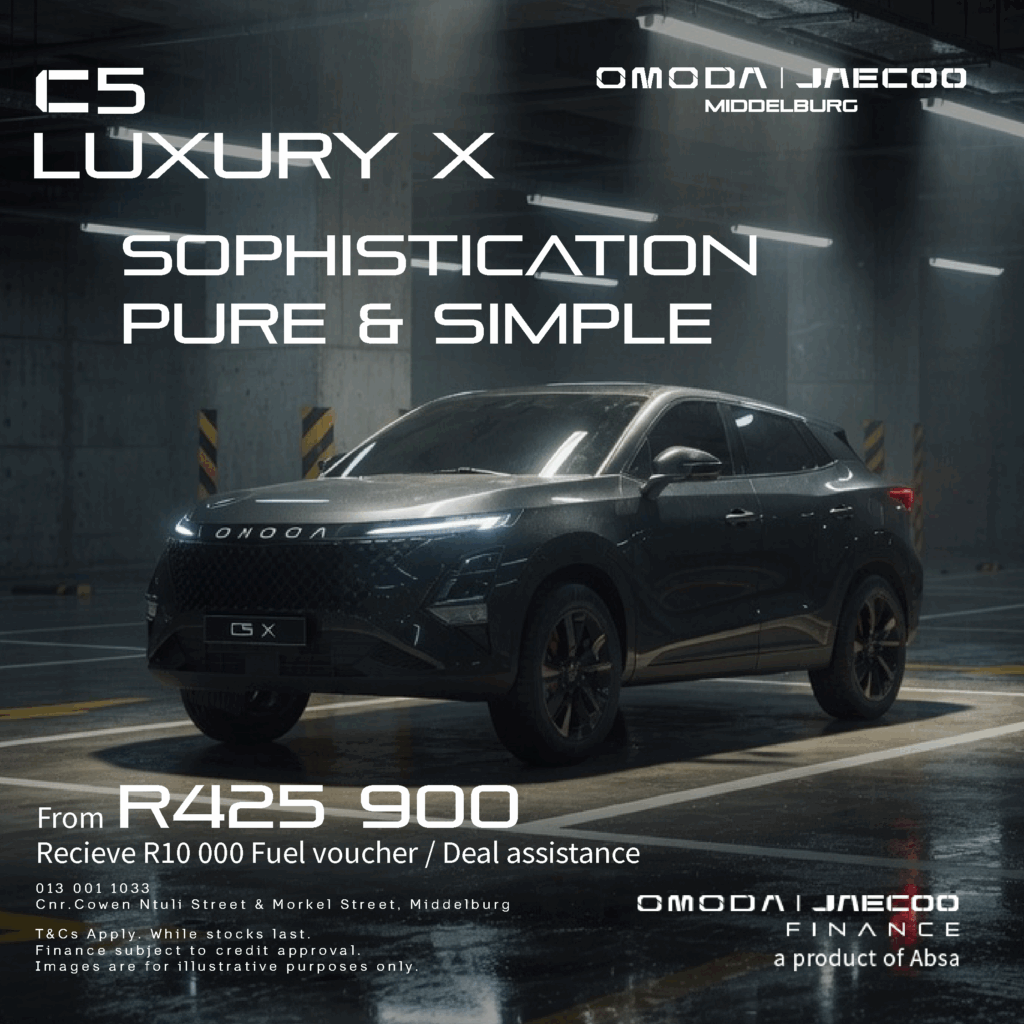 Omoda C5 Luxury X from Eastvaal Motors