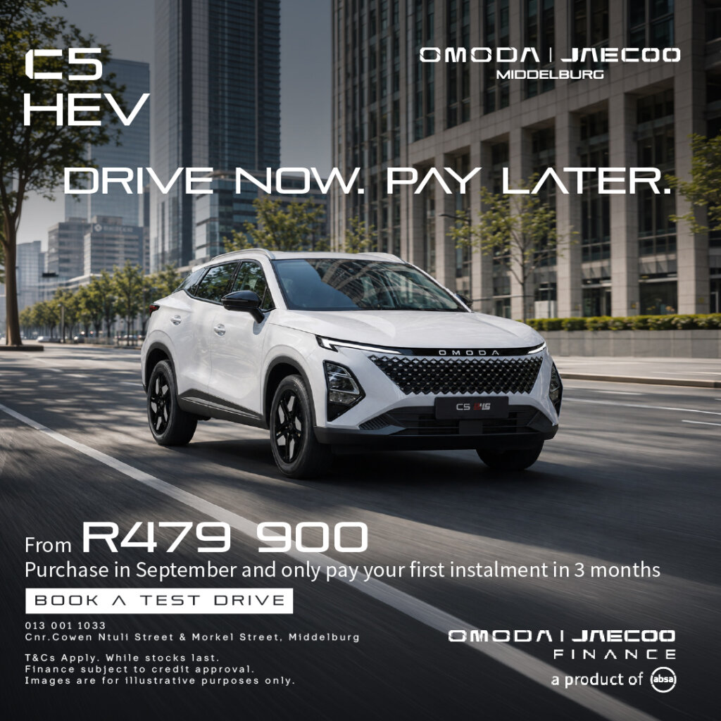 Omoda C5 HEV from Eastvaal Motors
