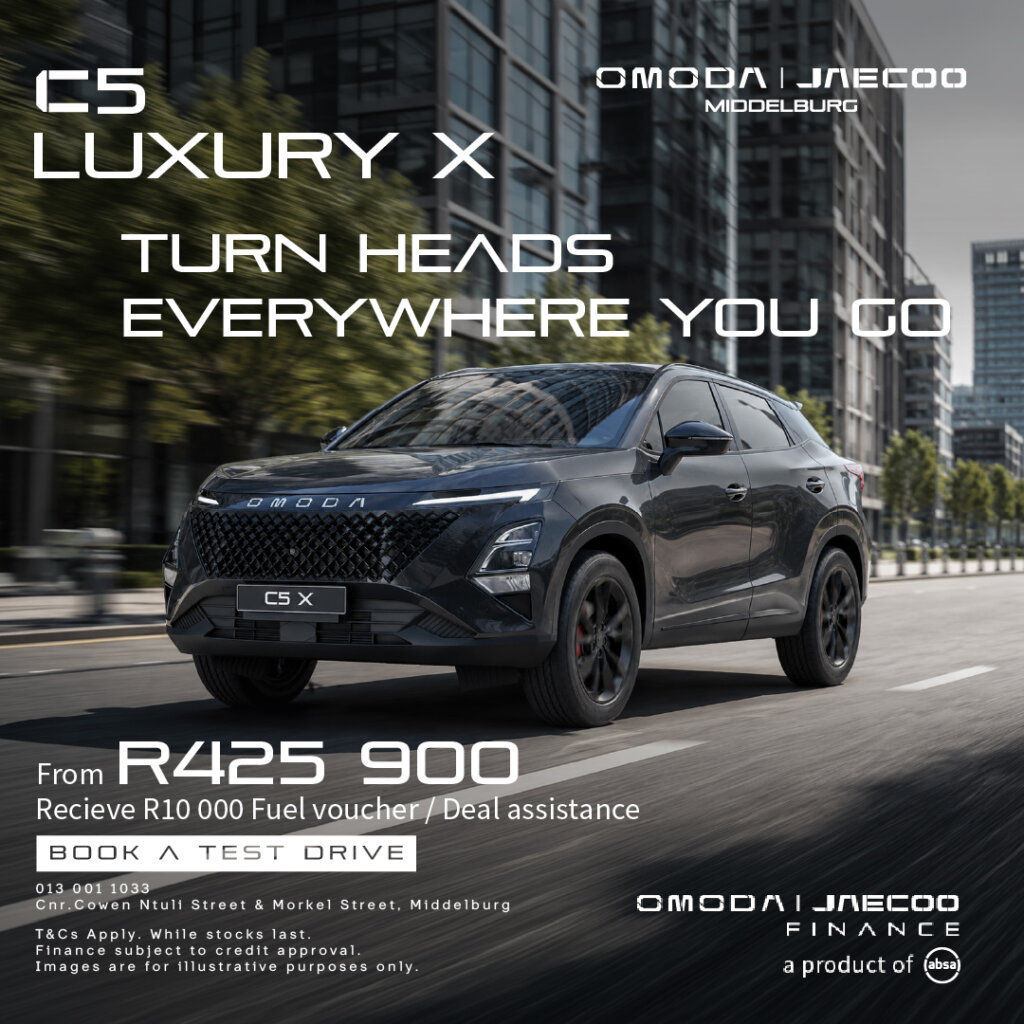 Omoda C5 Luxury X from Eastvaal Motors