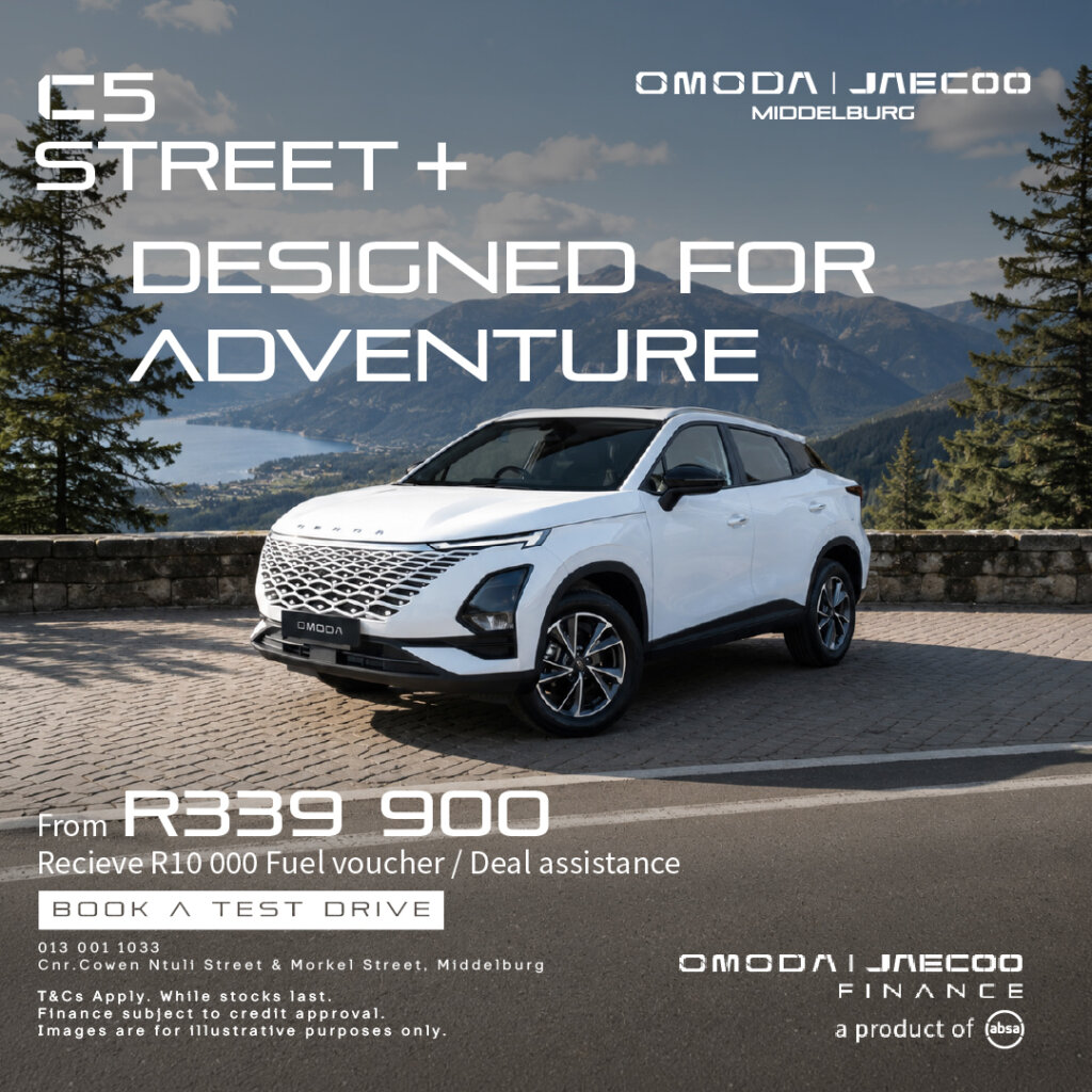 Omoda C5 Street Plus from Eastvaal Motors
