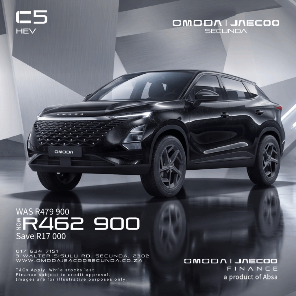 Omoda C5 HEV from Eastvaal Motors