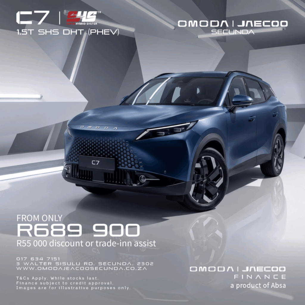 Omoda C7 SHS DHT Trade In Special from Eastvaal Motors