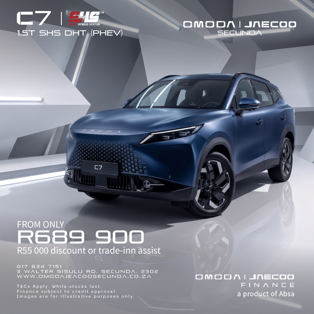 Omoda C7 SHS DHT Trade In Special from OMODA JAECOO Secunda