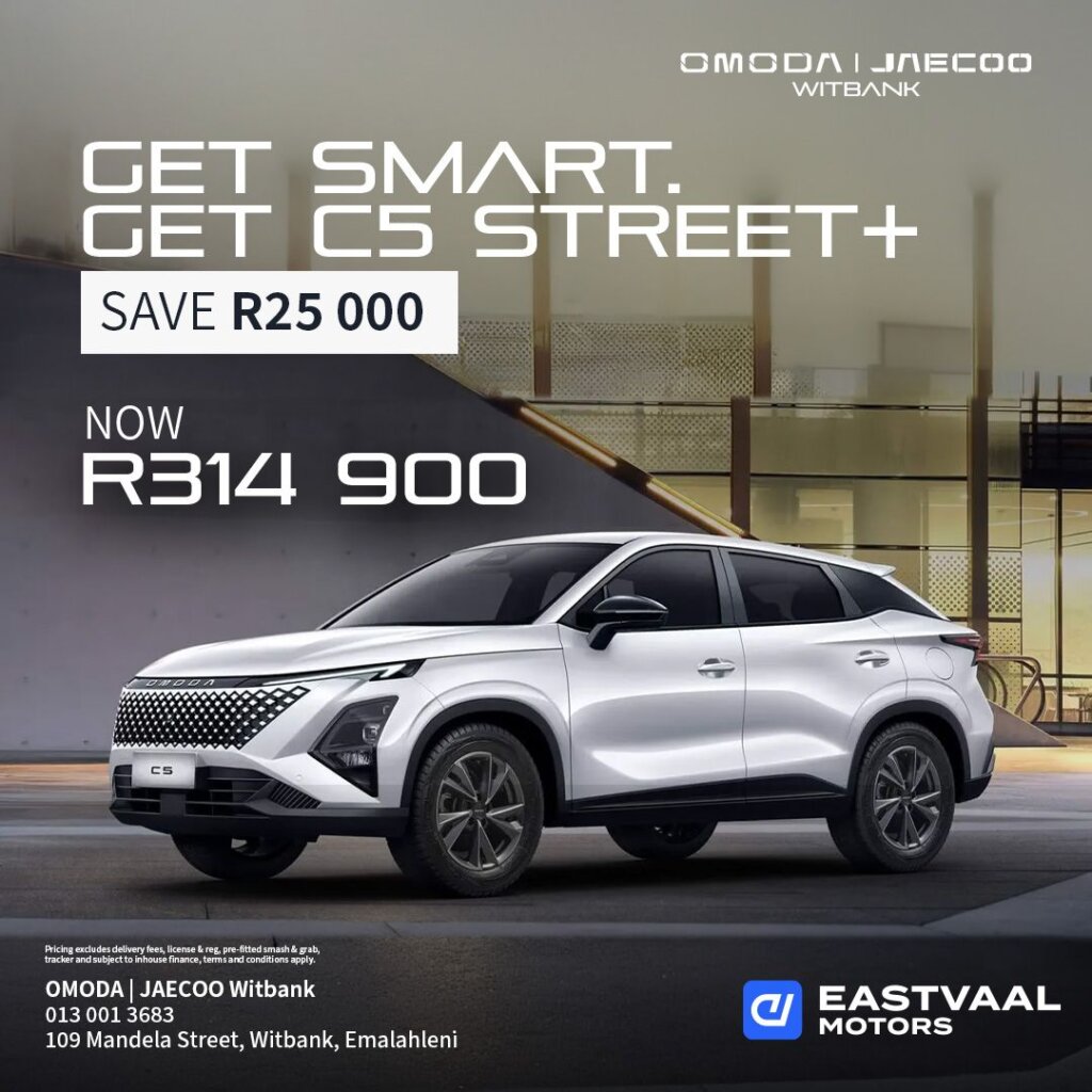 Omoda C5 Street Plus from Eastvaal Motors