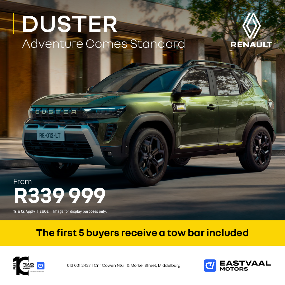 Renault Duster from Eastvaal Middelburg Renault
