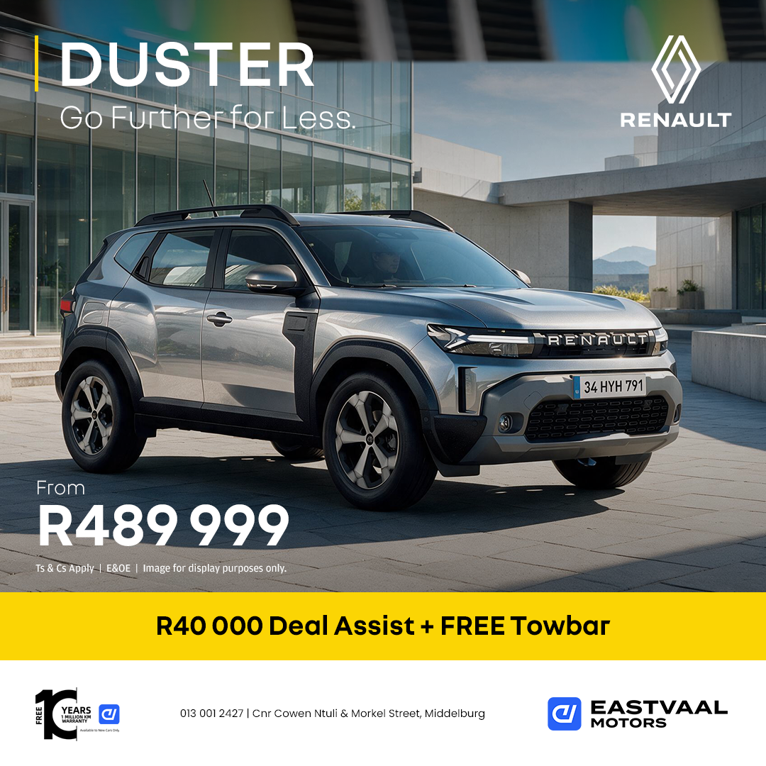 Renault Duster from Eastvaal Middelburg Renault