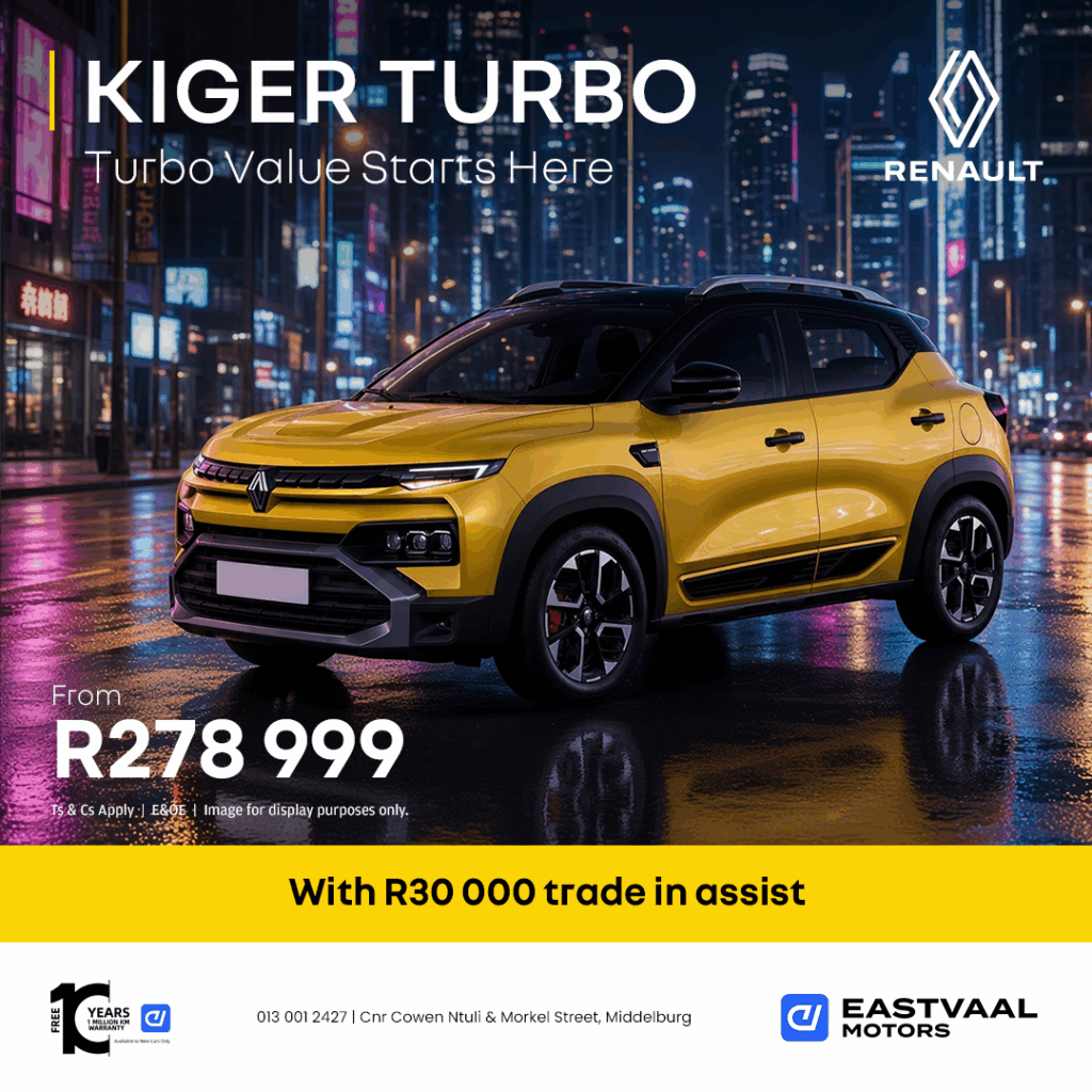 Renault Kiger Turbo from Eastvaal Motors
