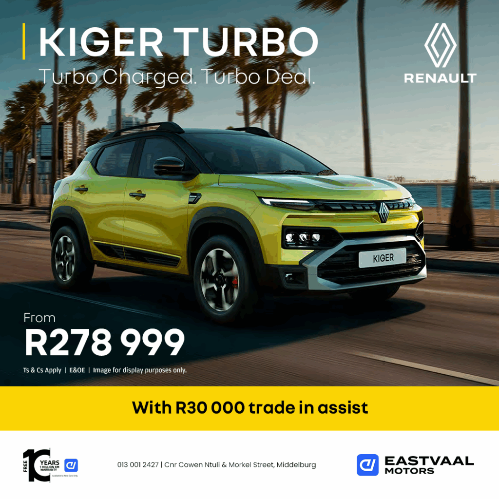 Renault Kiger Turbo from Eastvaal Motors
