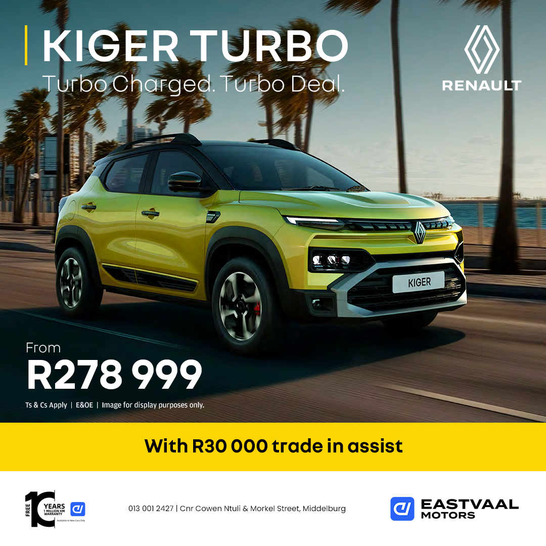 Renault Kiger Turbo from Eastvaal Middelburg Renault