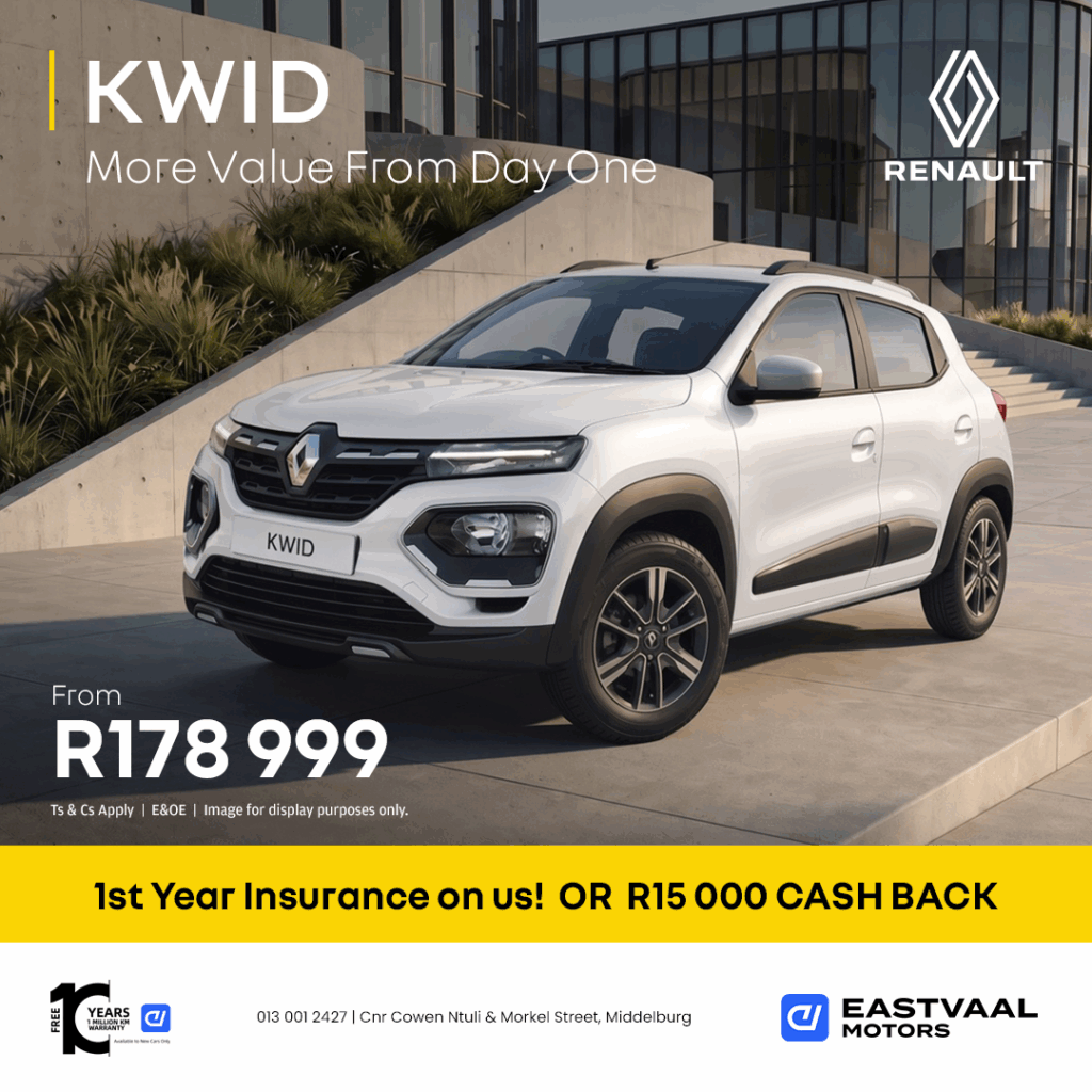 Renault Kwid from Eastvaal Motors
