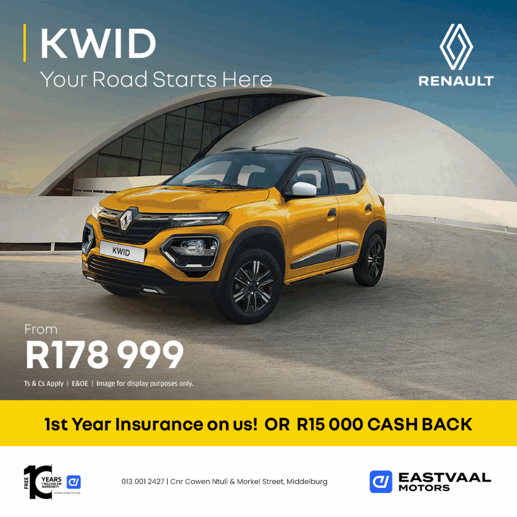 Renault Kwid from Eastvaal Motors