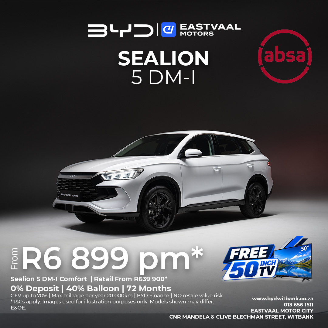 BYD Sealion 5 DM-I from Eastvaal Witbank BYD