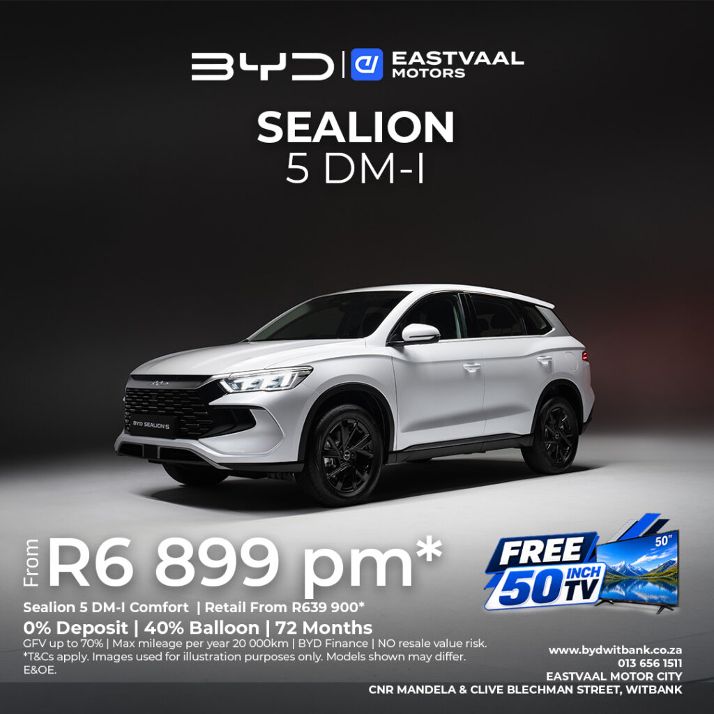 BYD Sealion 5 DM-I from Eastvaal Motors