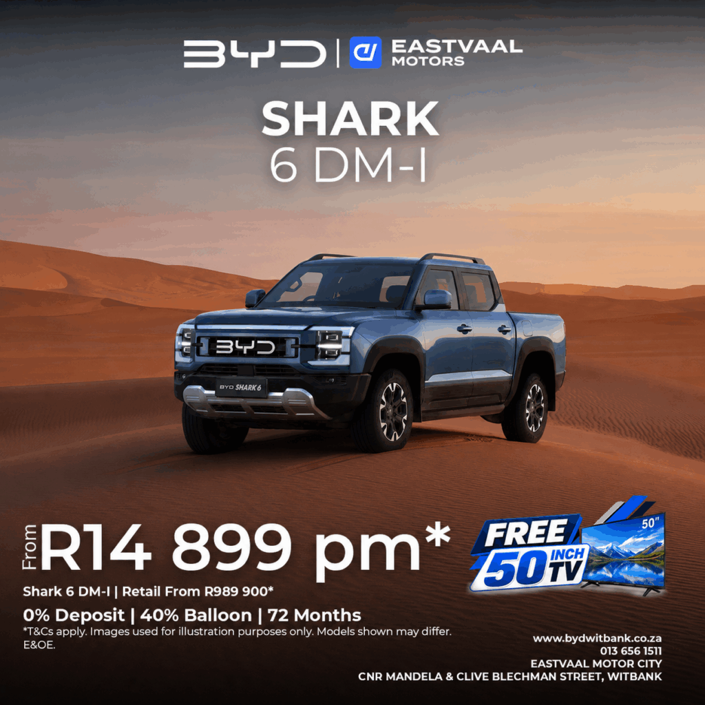 BYD Shark 6 DM-I from Eastvaal Motors