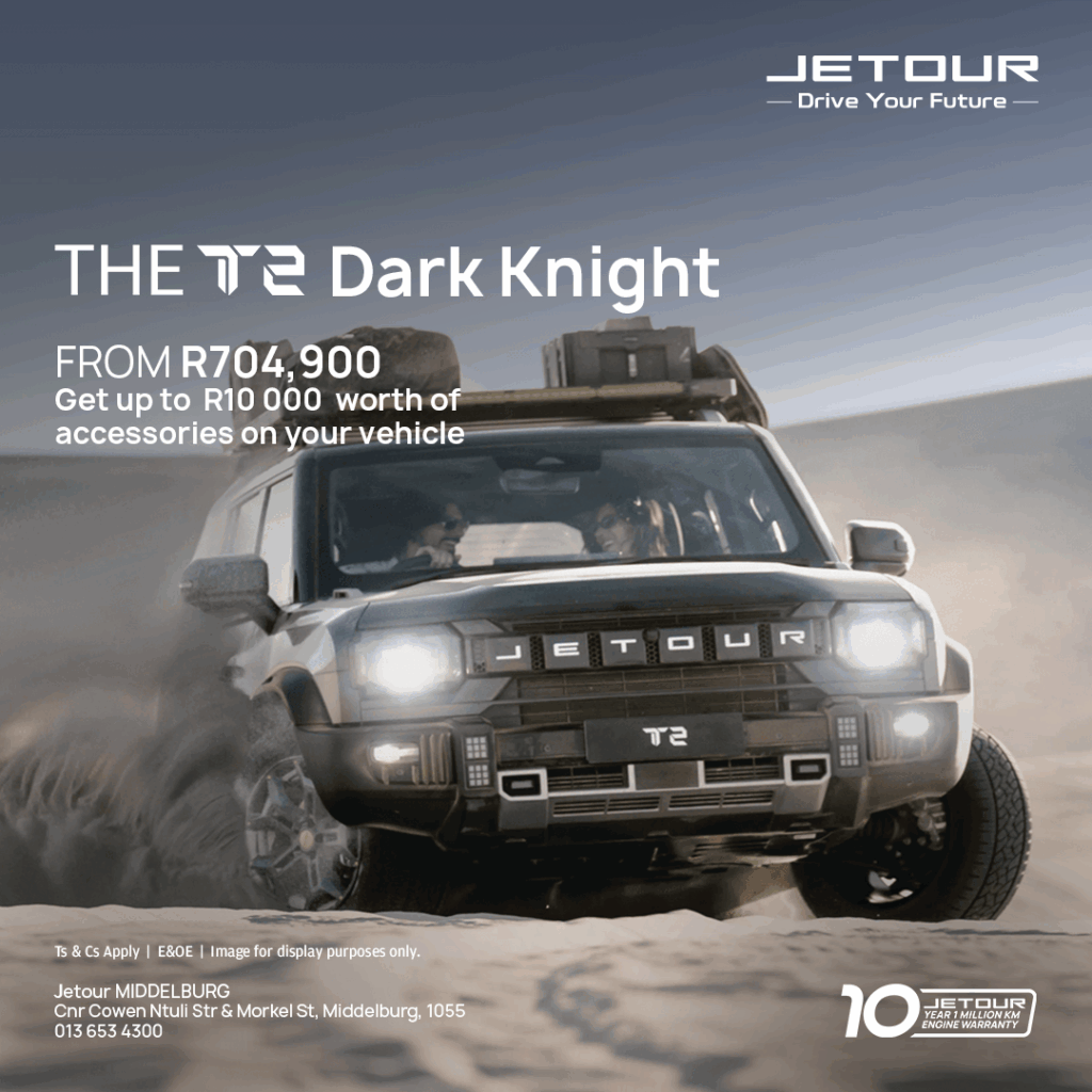 Jetour T2 Dark Knight from Eastvaal Motors