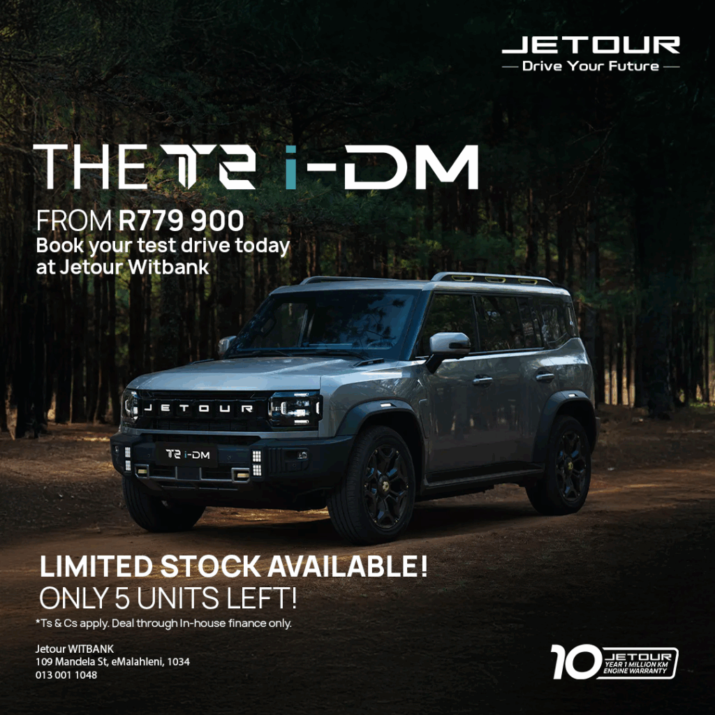 Jetour T2 I-DM from Eastvaal Motors
