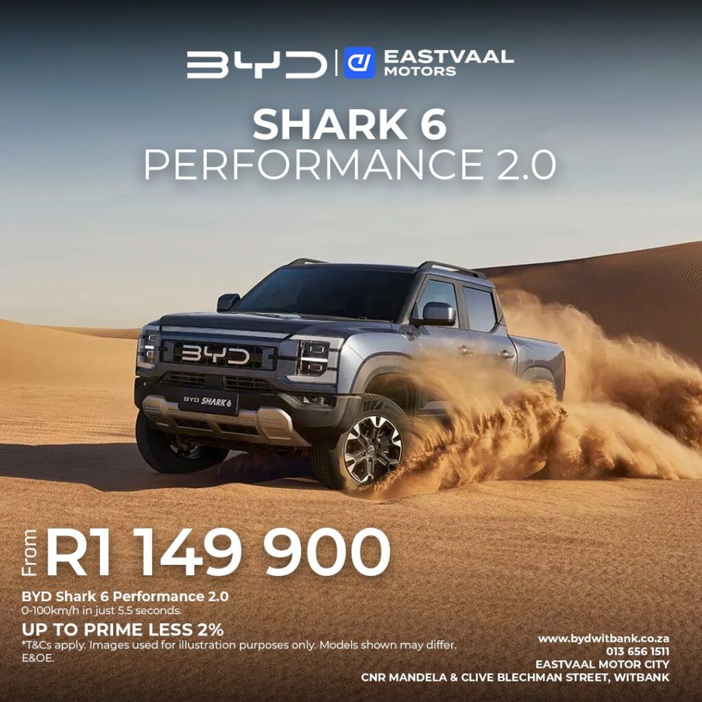 BYD Shark 6 Performance 2.0 from Eastvaal Motors