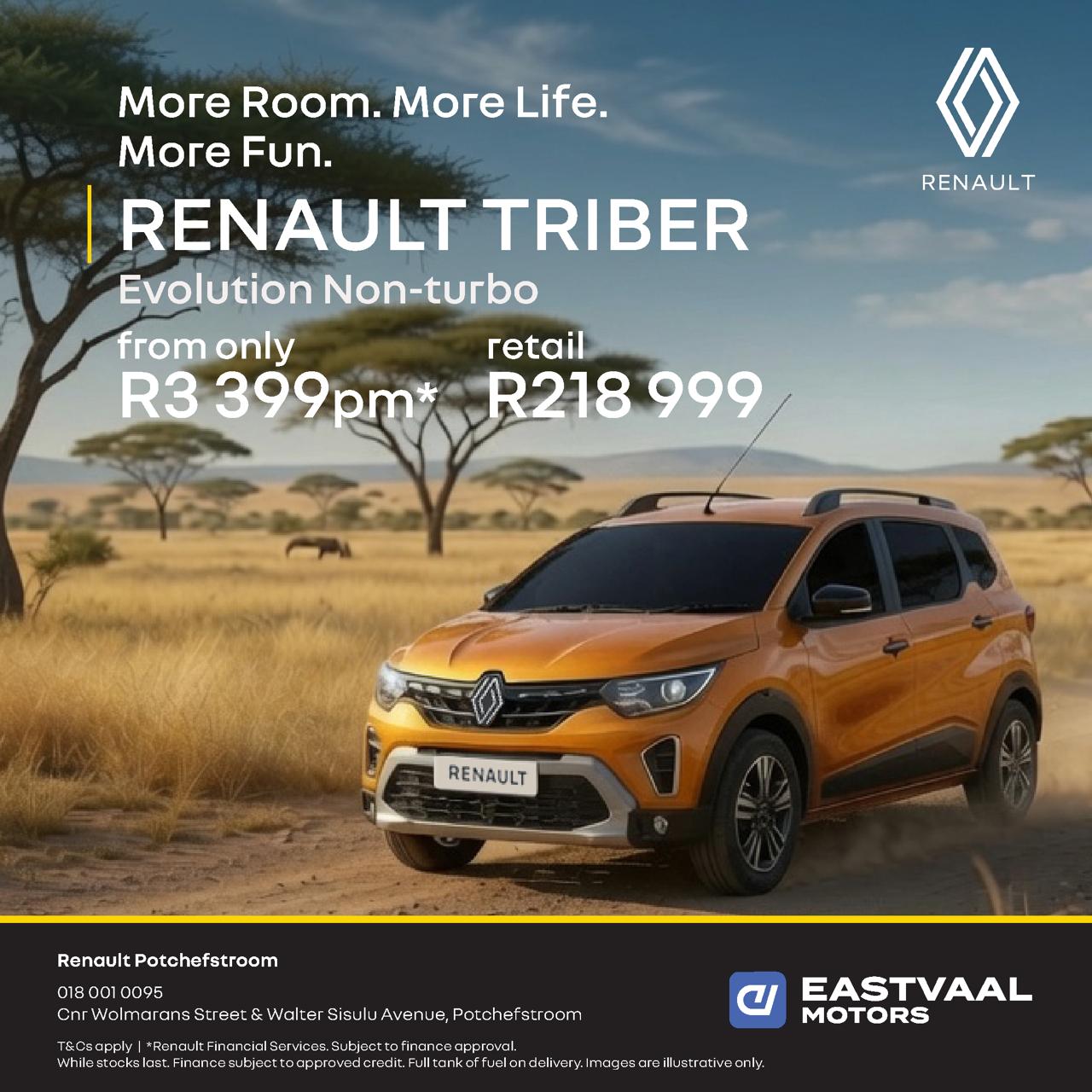 Renault Triber Evolution Non-Turbo from Renault Potchefstroom