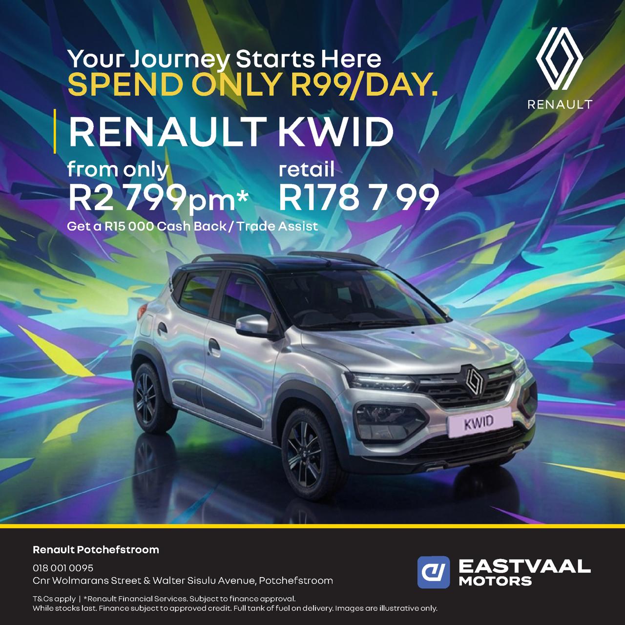 Renault Kwid from Renault Potchefstroom