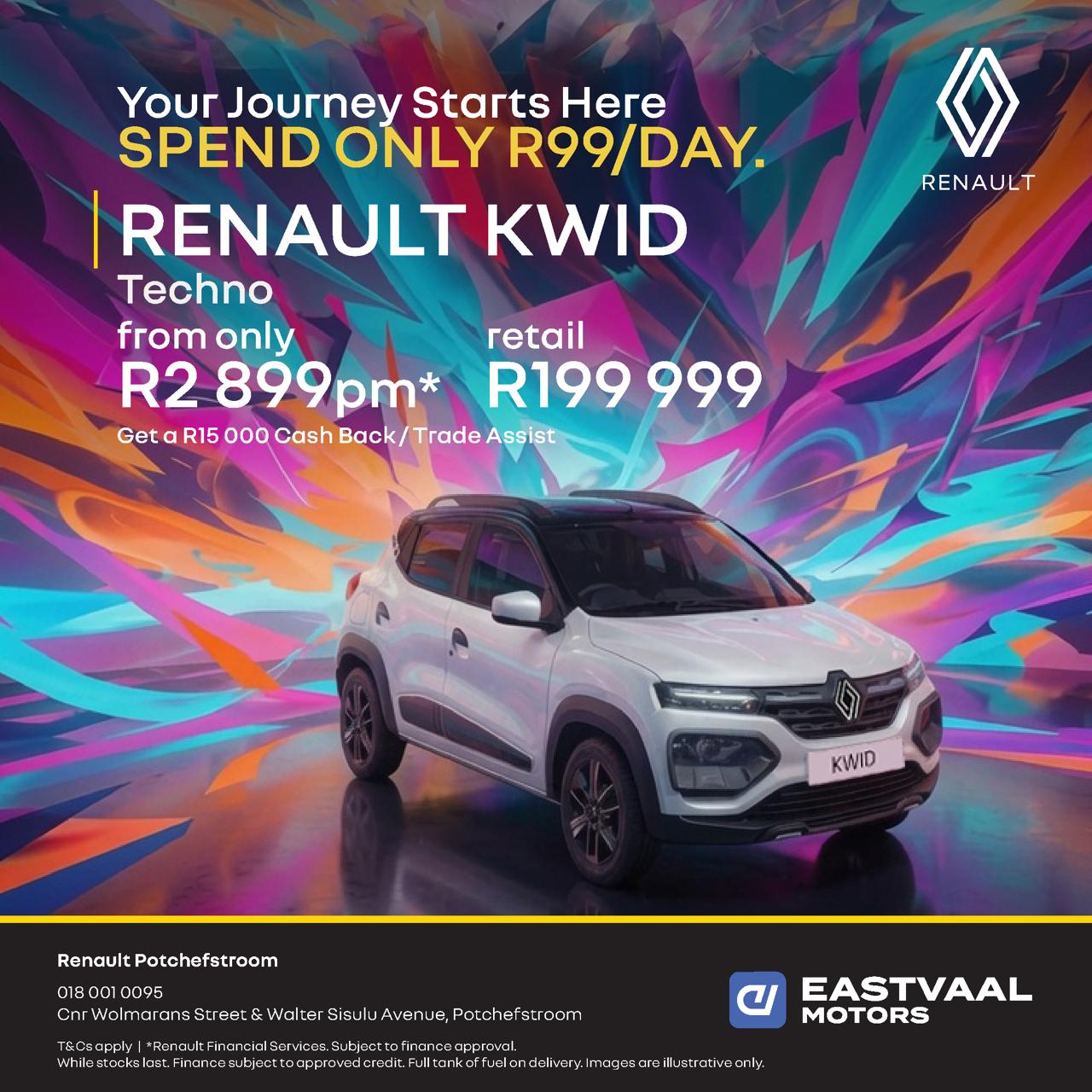 Renault Kwid Techno from Renault Potchefstroom