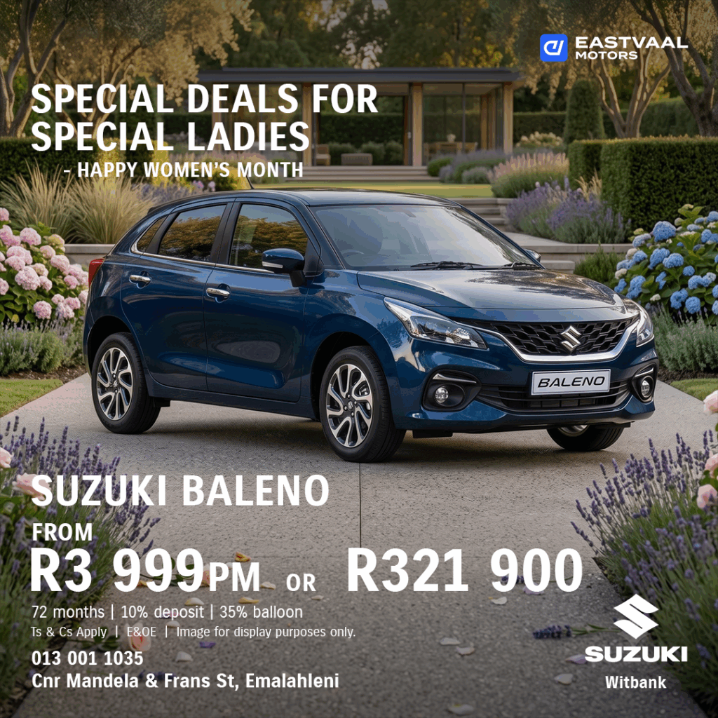 Suzuki Baleno Womens Day Specials from Eastvaal Motors