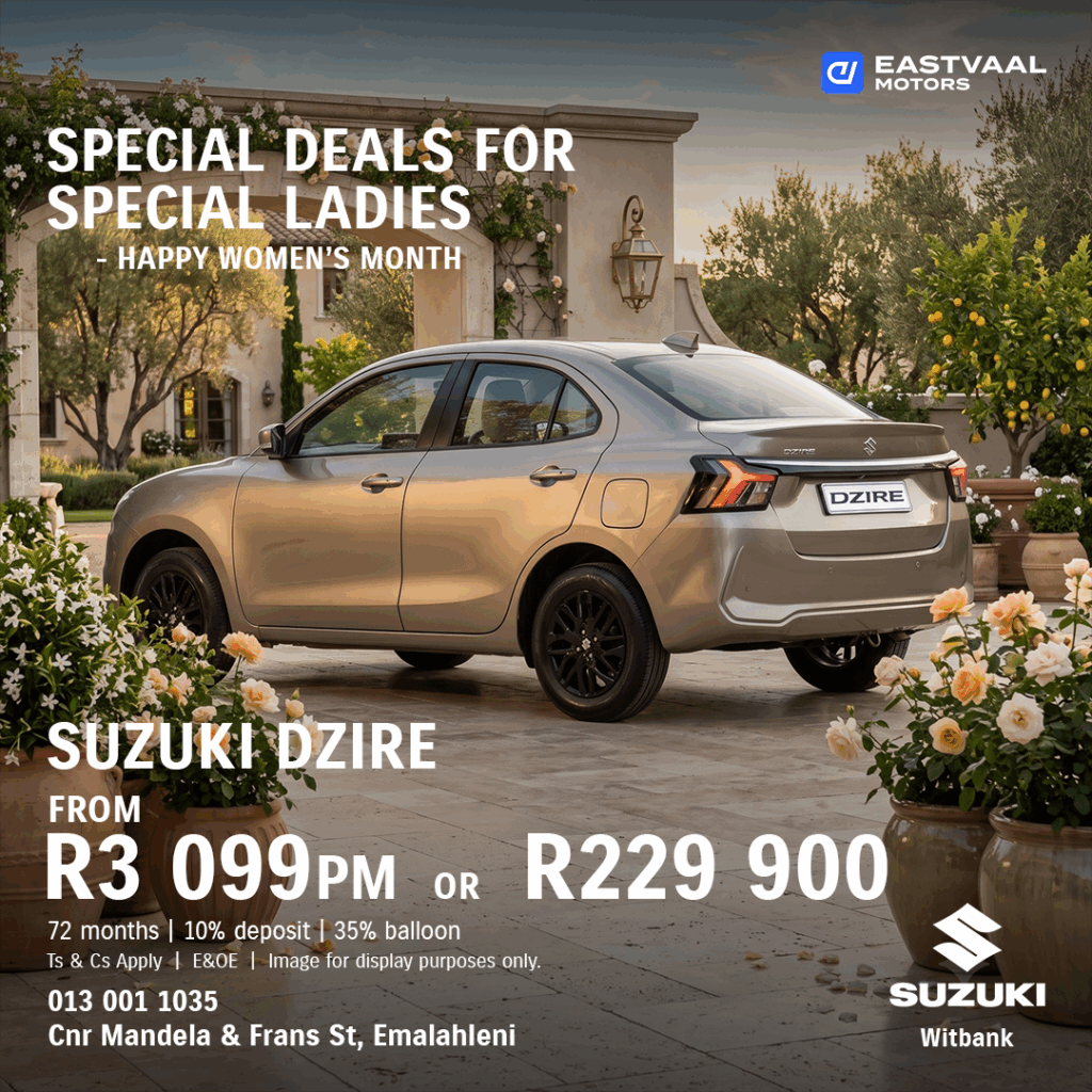 Suzuki DZire Womens Day Special from Eastvaal Motors