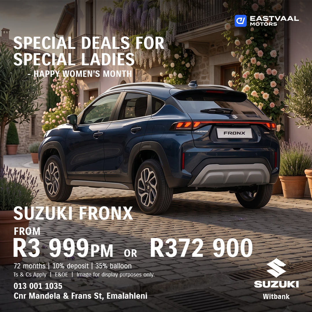Suzuki Fronx Womens Day Special from Eastvaal Suzuki Emalahleni