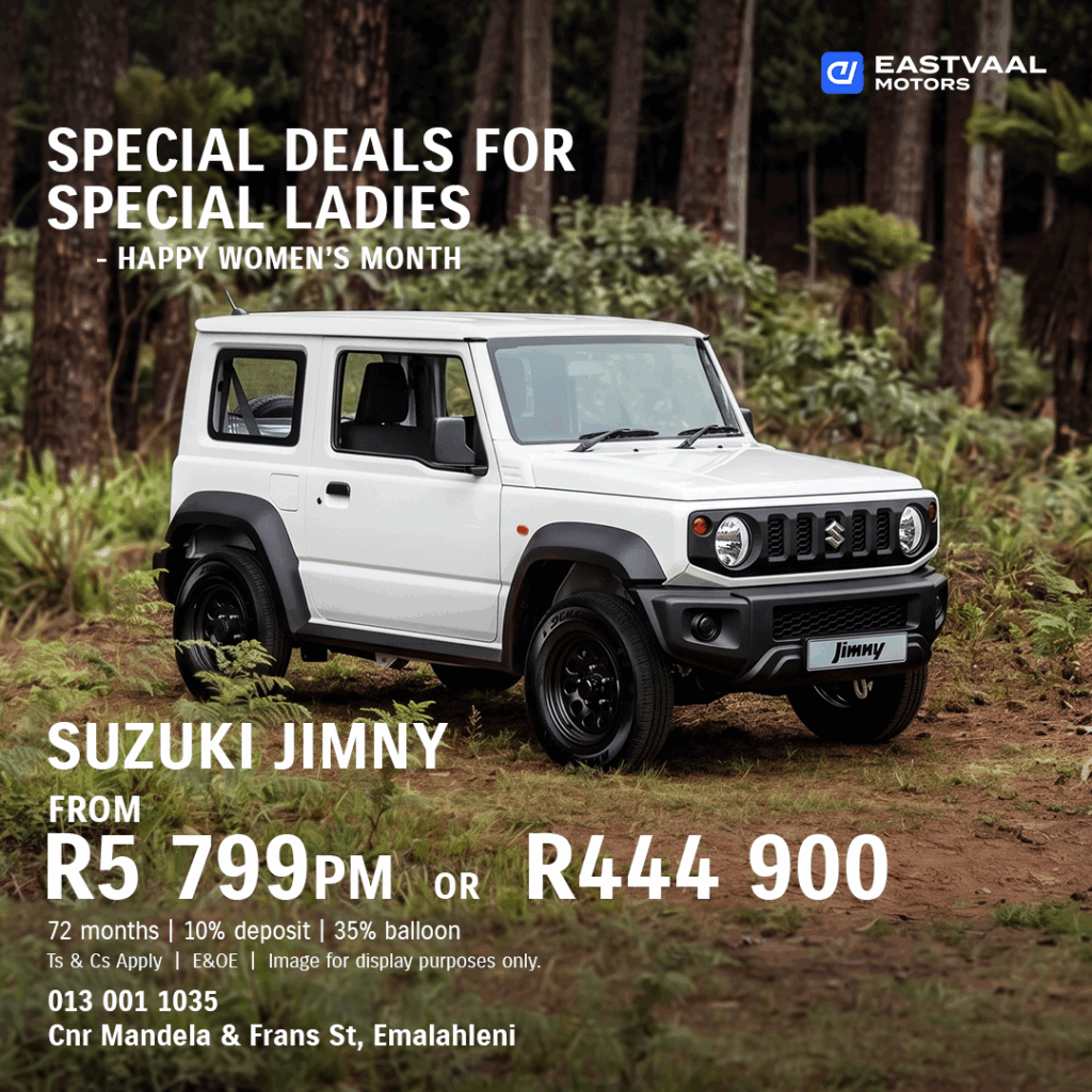 Suzuki Jimny Womens Day Special from Eastvaal Motors