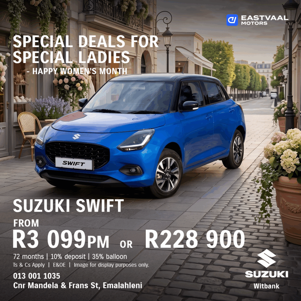 Suzuki Swift Womens Day Special from Eastvaal Motors