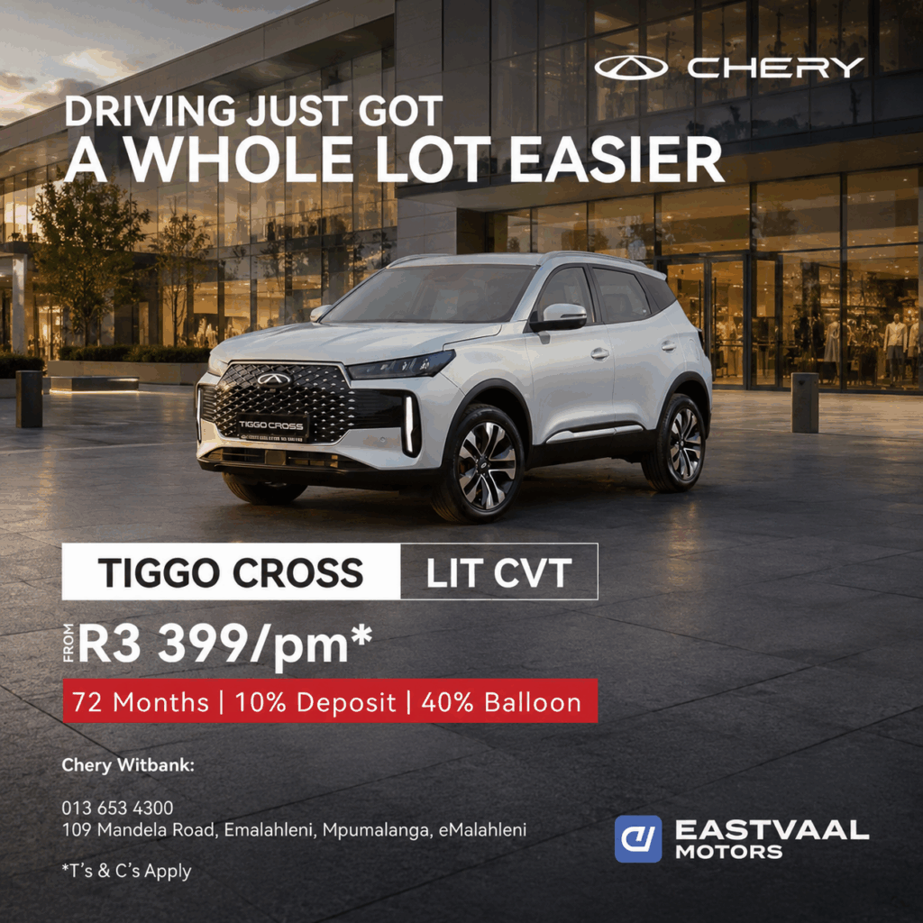 Chery Tiggo Cross CVT from Eastvaal Motors