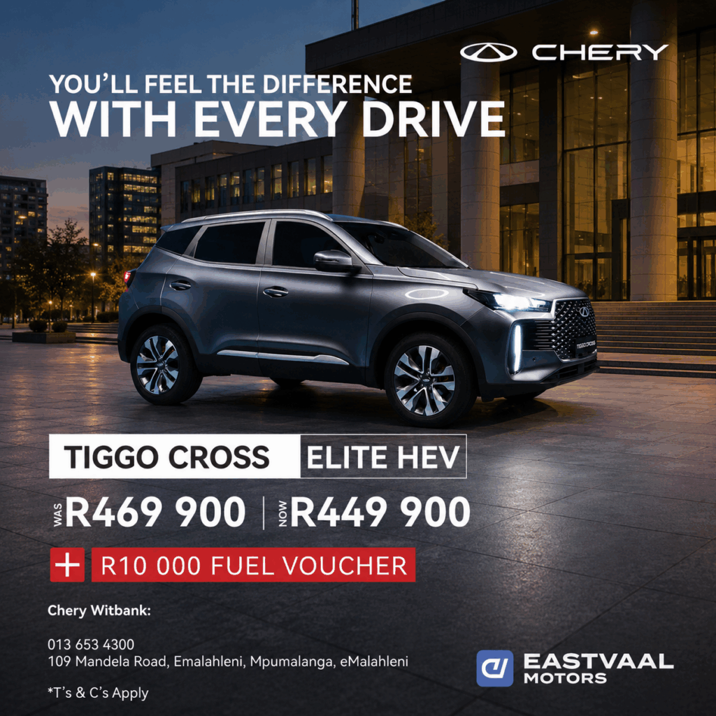 Chery Tiggo 4 Cross HEV Elite from Eastvaal Motors