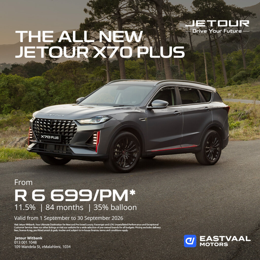Jetour X70 Plus from Eastvaal Motors