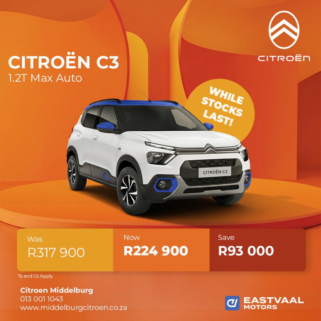 Citroen C3 1.2T Max Auto from Eastvaal Motors