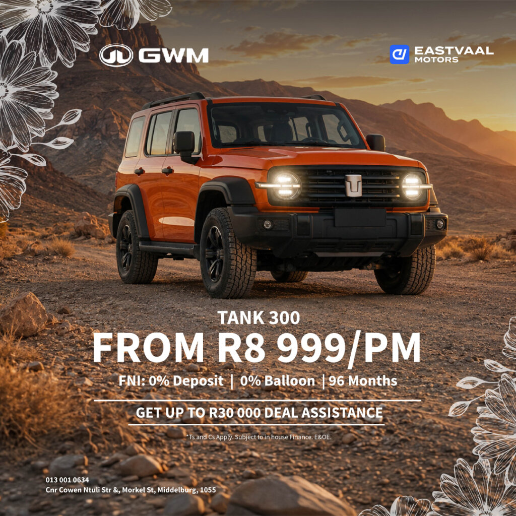 GWM Tank 300 from Eastvaal Motors