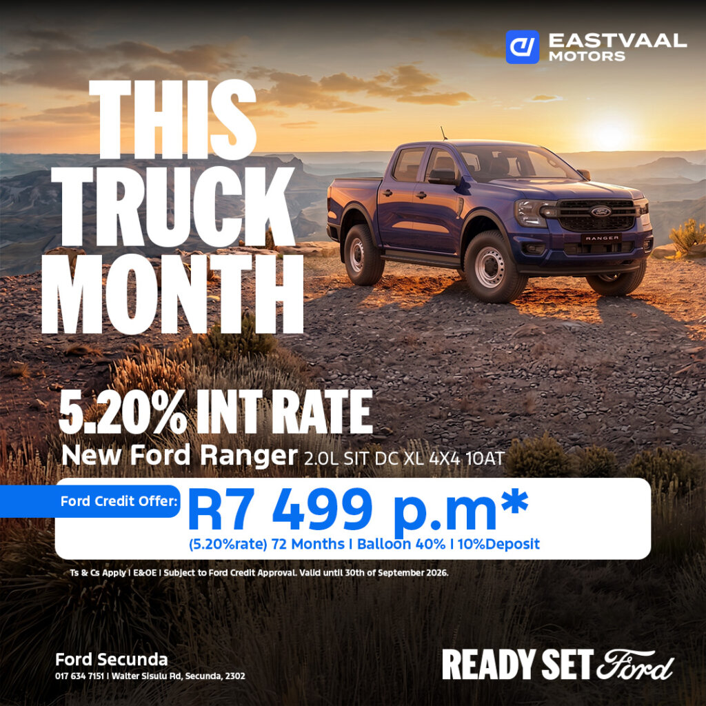 Ford Ranger 2.0L SIT DC 4X4 10AT from Eastvaal Motors