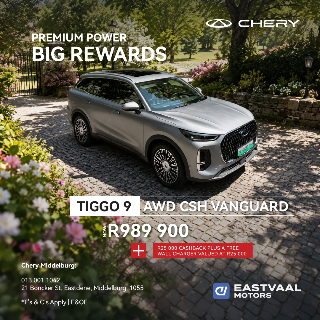 Chery Tiggo 9 AWD CSH Vanguard from Chery Middelburg