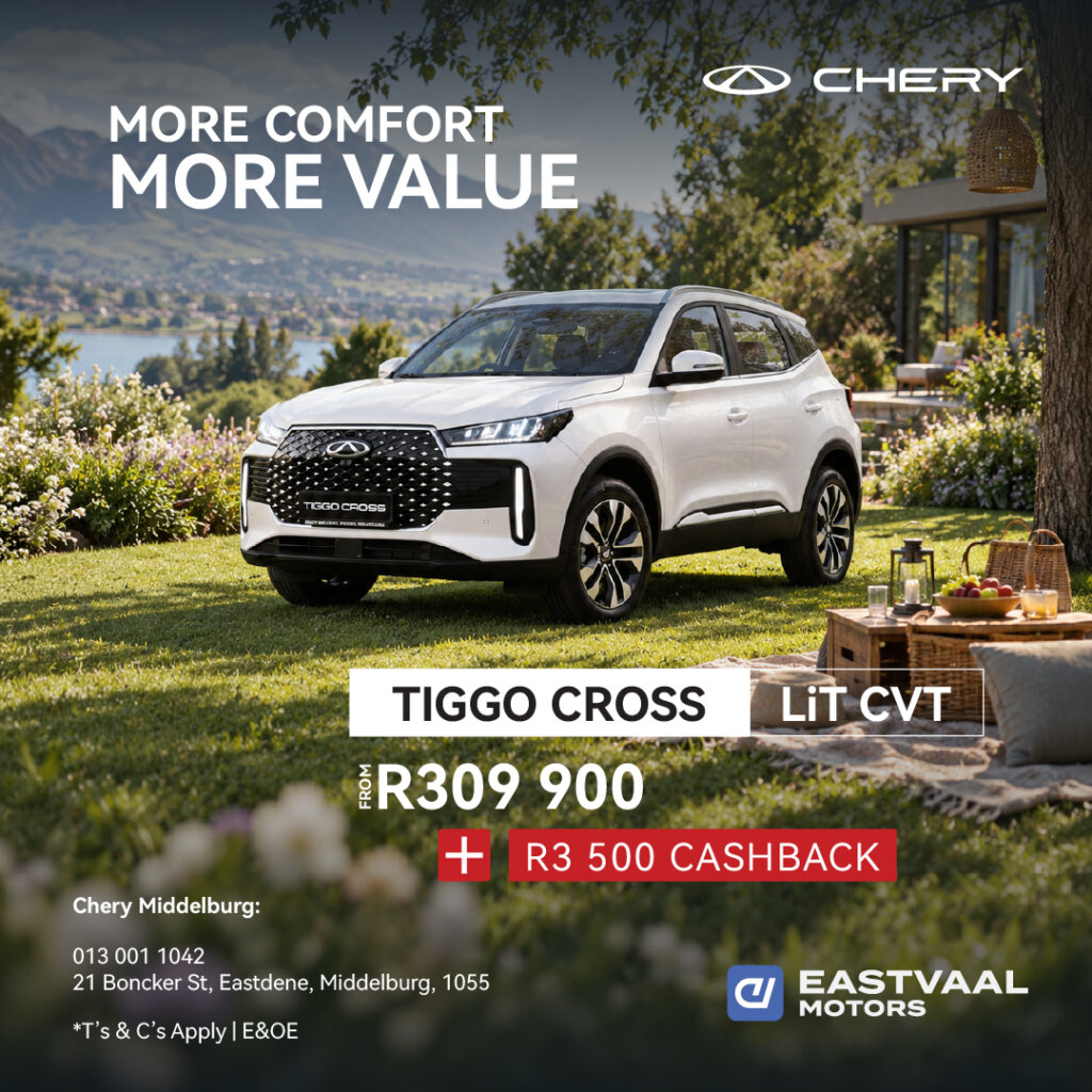 Chery Tiggo Cross LiT CVT from Eastvaal Motors