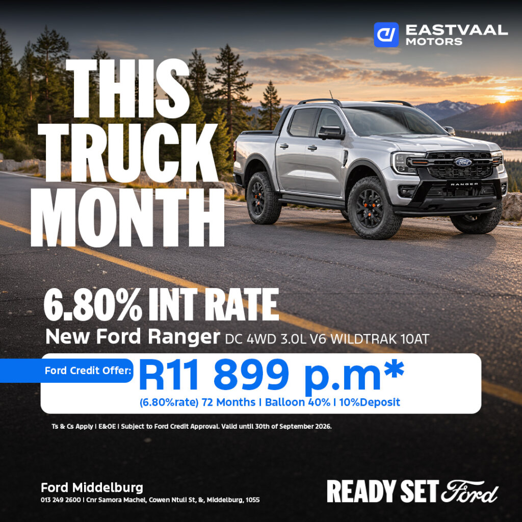 Ford Ranger DC 4WD 3.0L V6 Wildtrak 10AT from Eastvaal Motors