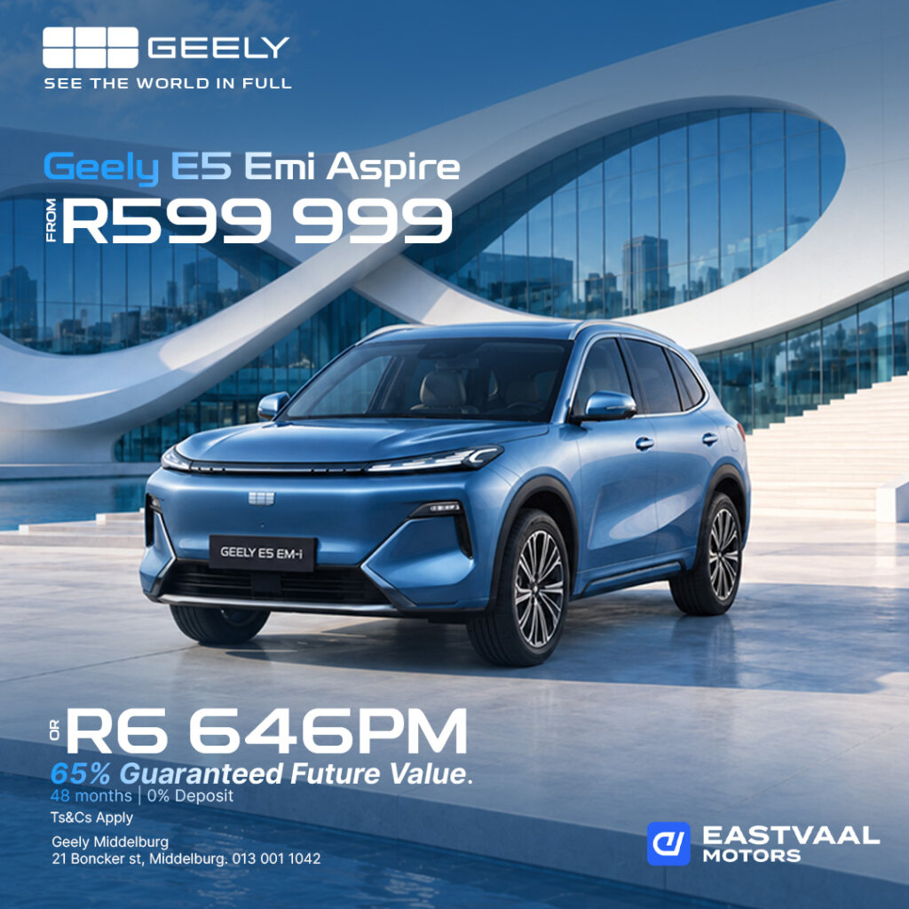 Geely E5 EM-i Aspire from Eastvaal Motors