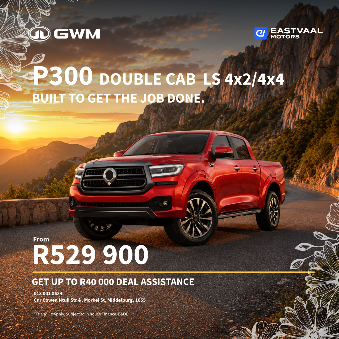 GWM P300 Double cab LS from Eastvaal Middelburg GWM