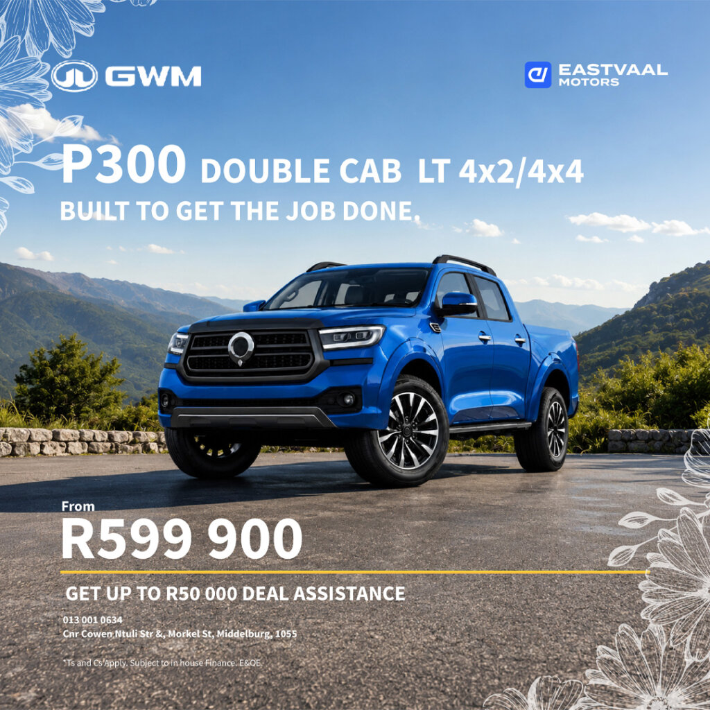 GWM P300 Double cab from Eastvaal Motors