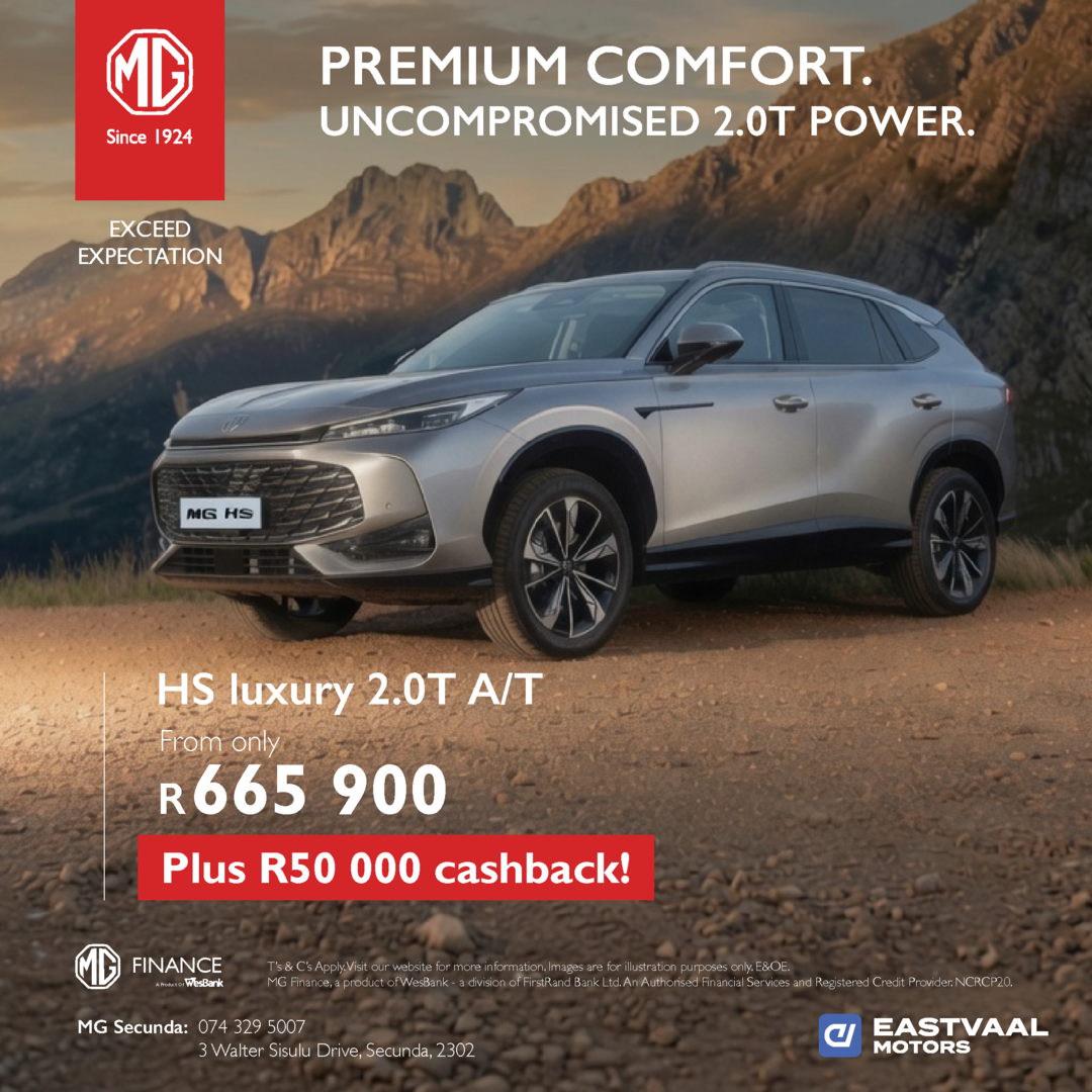 MG HS Luxury 2.0T A/T from Eastvaal Secunda MG