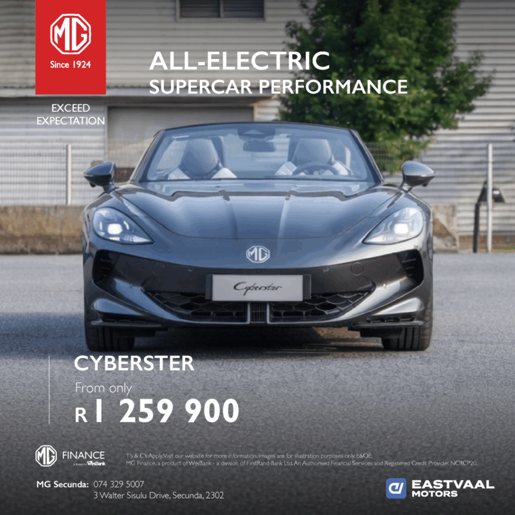 MG Cyberster from Eastvaal Motors