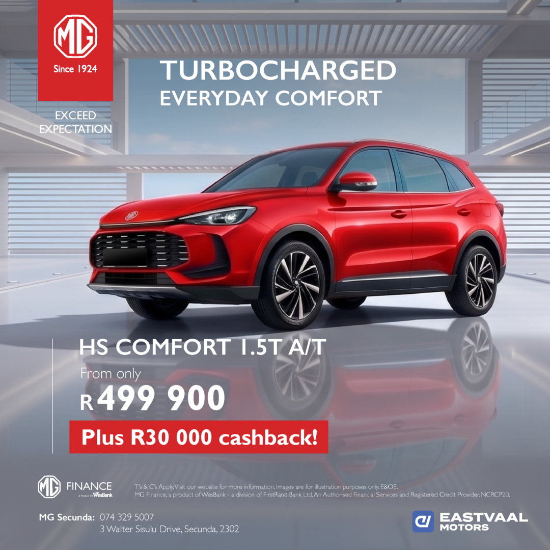 MG HS Comfort 1.5T A/T from Eastvaal Secunda MG