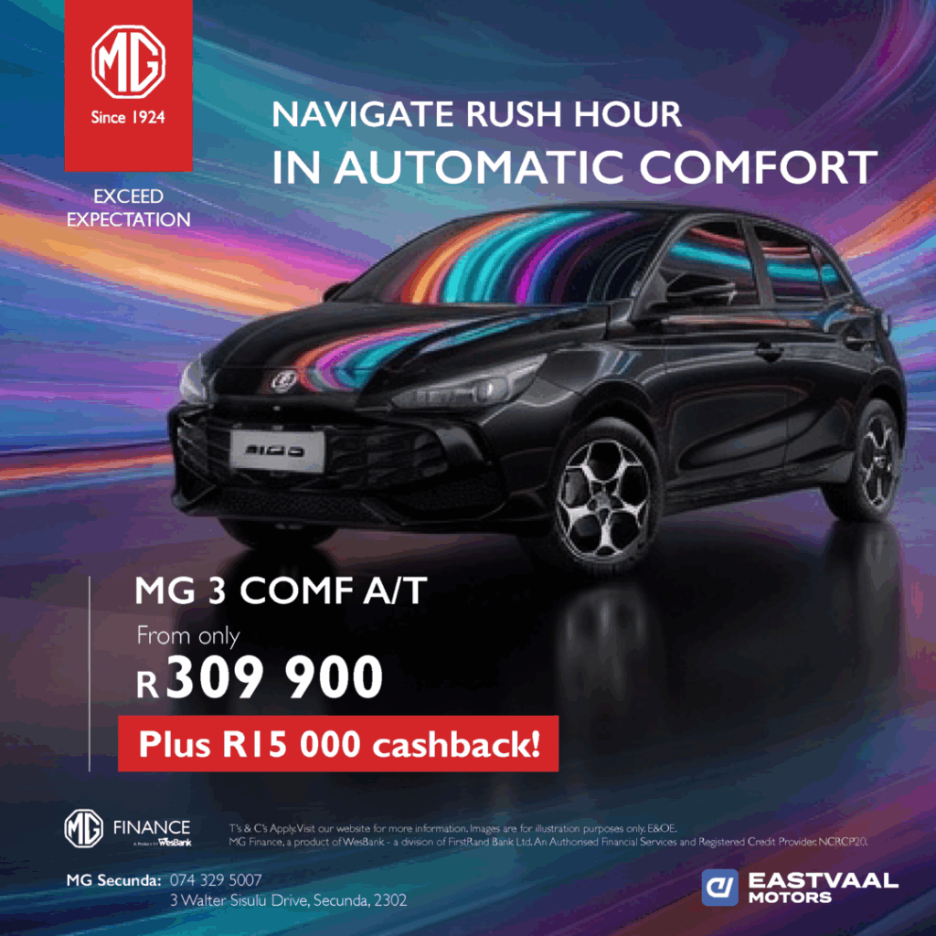 MG 3 Comfort A/T from Eastvaal Motors