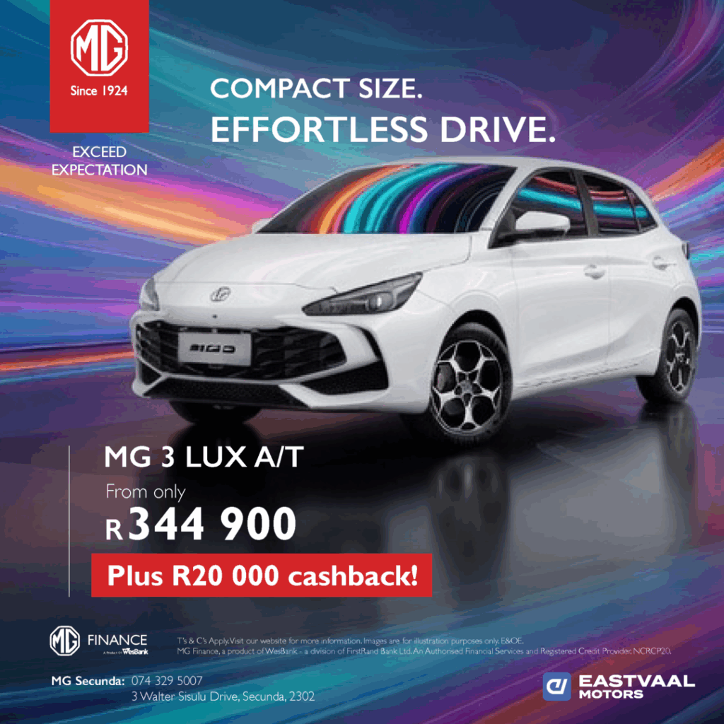 MG 3 Lux A/T from Eastvaal Motors