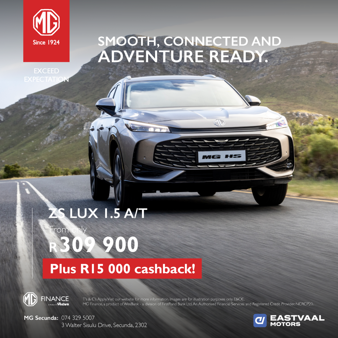 MG ZS Lux 1.5 A/T from Eastvaal Secunda MG