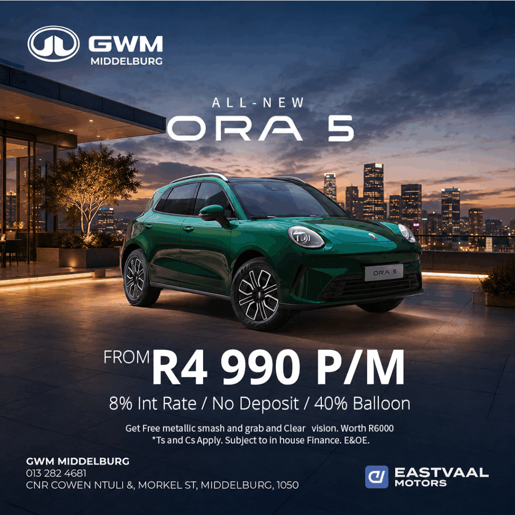 GWM Ora 5 from Eastvaal Motors